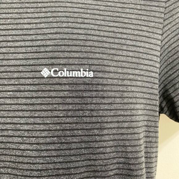 Columbia Black Short Sleeve Tee with Subtle Texture - Picture 3 of 8